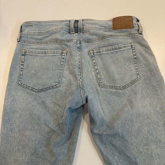2/$20 Aeropostale Denim Flare Jeans in Light Blue 90s inspired jeans - Picture 7 of 9